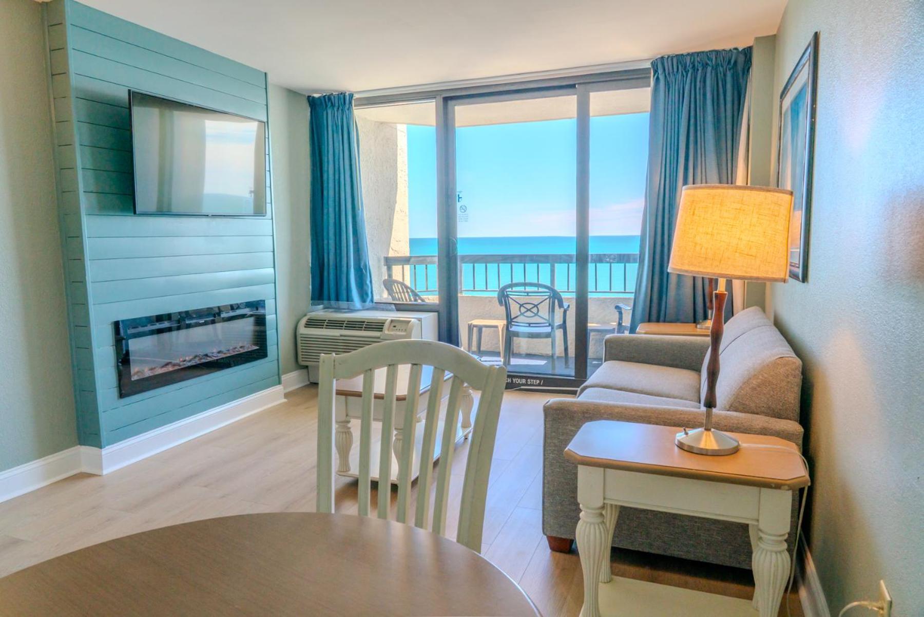 מירטל ביץ' Oceanfront 1Br Suite! Perfect For 8 Guests!- Pinnacle Tower 1456 מראה חיצוני תמונה